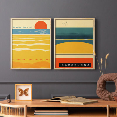 Ebern Designs Summer Abroad I-Premium Framed Print -Ready to Hang - No Nails Required - No Nails Required
