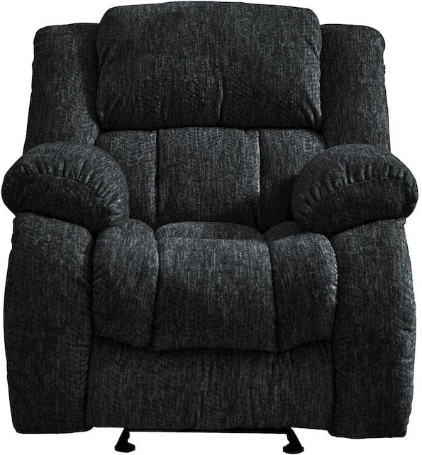 Global Furniture U250 Ebony Fabric Glider Recliner