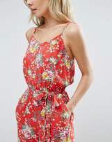 Thumbnail for your product : Yumi Petite Jumpsuit In Floral Print