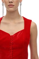Thumbnail for your product : MARIANNA SENCHINA Velvet Corset Top
