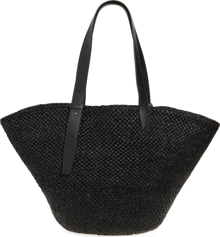 Lié Studio The Large Bianca Woven Raffia Tote