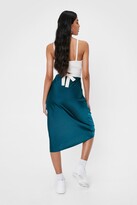 Thumbnail for your product : Nasty Gal Womens Just My Type Satin Midi Skirt