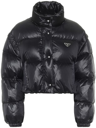 prada down coat womens