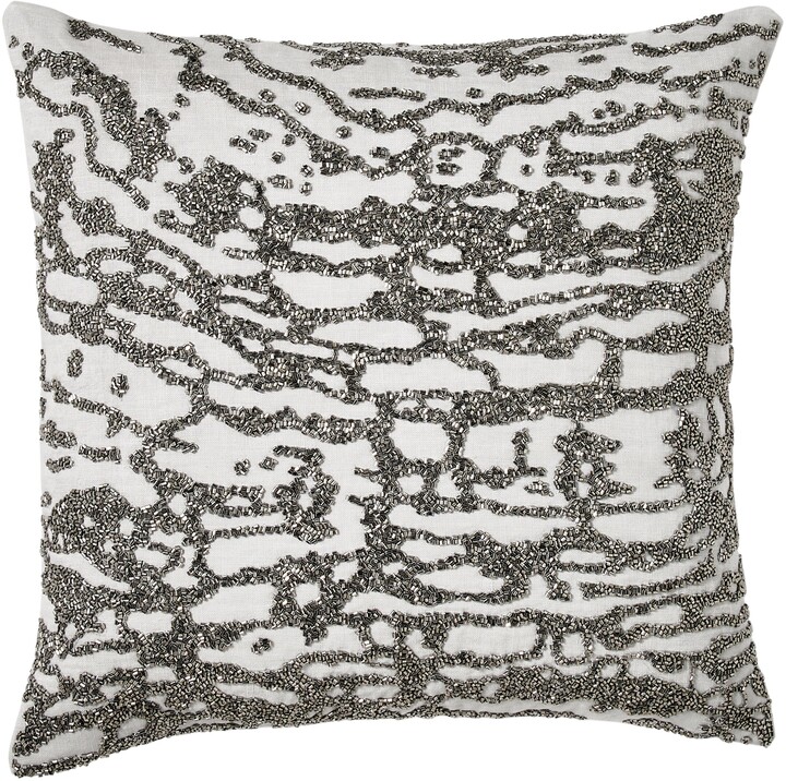 Donna Karan Sanctuary Woven Metallic Accent Pillow Shopstyle