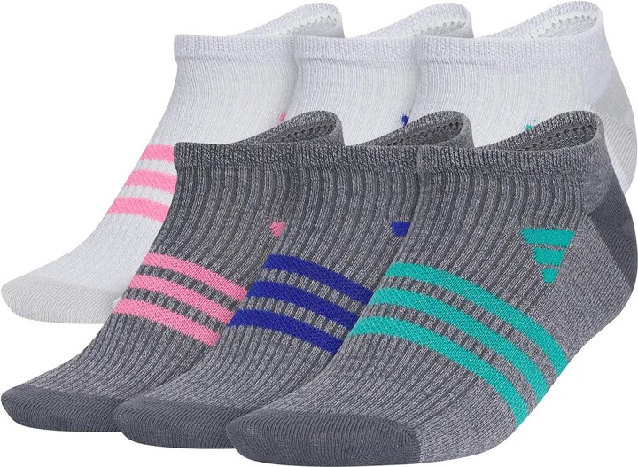 adidas Superlite 3.0 Kids' No Show Socks 6 Pack
