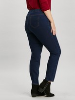 Thumbnail for your product : Evans Indigo Flat Front Jegging