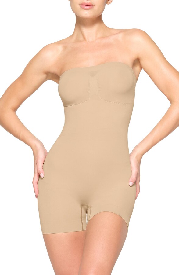 SPANX High-Waisted Body Tunic Shapewear in Rose Gold, Size Small, NWT! 