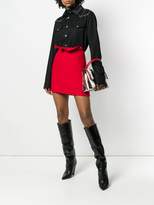 Thumbnail for your product : Valentino frill trim mini skirt