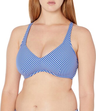 Seafolly Women's Standard F Cup Halter Bikini Top Swimsuit with Underwire