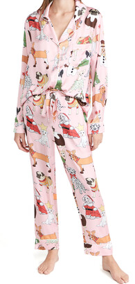 Karen Mabon Christmas Dogs Long Pajama Set