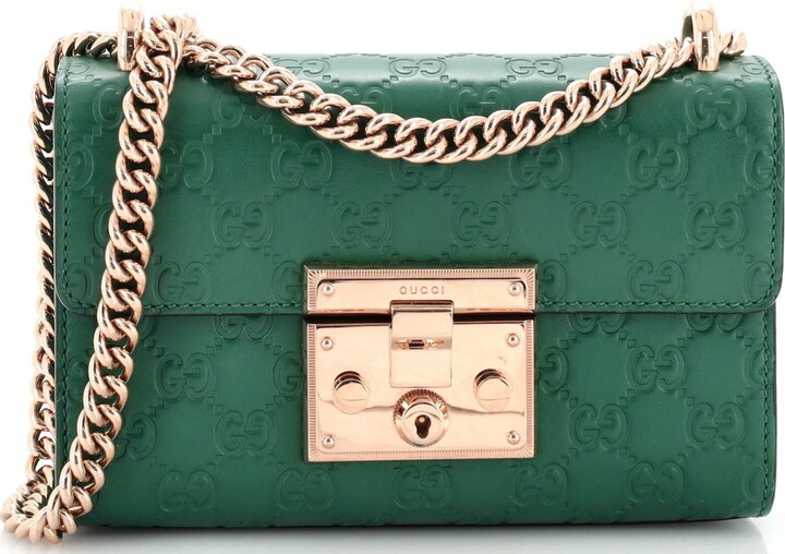 Gucci Medium GG Supreme Padlock Shoulder Bag w/ Box – Oliver Jewellery