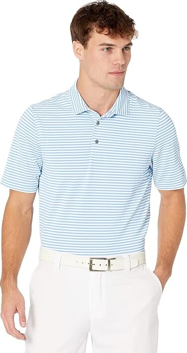 Boston Red Sox Cutter & Buck Pike Eco Tonal Geo Print Stretch Recycled Polo  - Navy