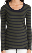 Thumbnail for your product : Demy Lee Stripe Parker Long Sleeve