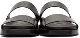 Thumbnail for your product : Ann Demeulemeester Black Vachetta Nero Sandals