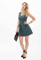 Thumbnail for your product : Forever 21 Contemporary Floral Brocade A-Line Dress