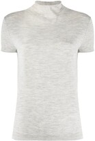 Thumbnail for your product : N.Peal Mock Neck Knitted Top