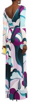 Thumbnail for your product : Emilio Pucci Belted Printed Silk-jersey Maxi Dress