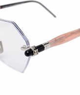 Thumbnail for your product : Kuboraum Hexagonal-Frame Glasses