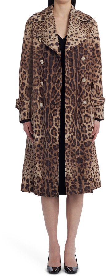 leopard print mac coat