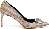 Thumbnail for your product : Rupert Sanderson 80mm Pointed-Toe Leather Pumps
