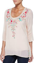 Thumbnail for your product : Johnny Was Priscilla Embroidered Tunic
