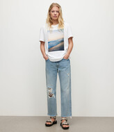 Thumbnail for your product : AllSaints Solis Boyfriend Beach T-Shirt | Size XS | Optic White