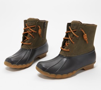sperry boots green
