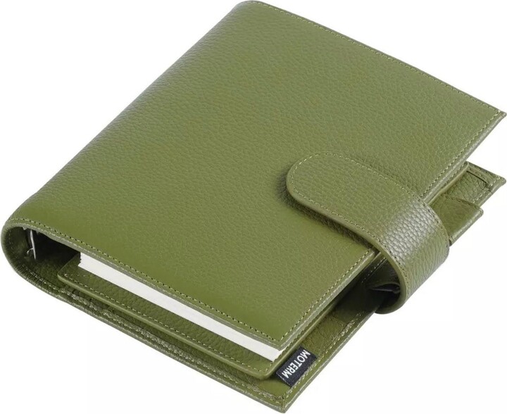  Moterm Zippered Leather Cover For A6-Notebooks
