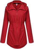 Thumbnail for your product : Zeagoo Women Lightweight Hooded Jacket Waterproof Windbreaker Rain Coat