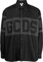 Thumbnail for your product : GCDS Logo-Print Long-Sleeve Shirt