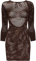 Thumbnail for your product : Isa Boulder Scan crochet mini dress