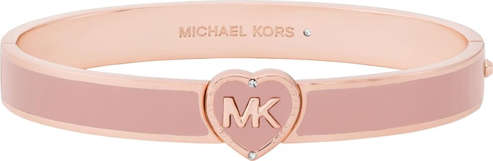 Michael Kors Michael Women's MK Logo Metal Chain Belt - Gold