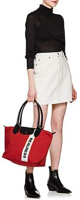 Longchamp by Shayne Oliver Women's "Realness" Shopping Bag - Red
