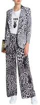 Thumbnail for your product : Norma Kamali Leopard-print Neoprene Blazer