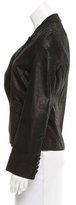 Thumbnail for your product : Proenza Schouler Notch-Lapel Leather Jacket