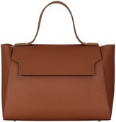Thumbnail for your product : Aurora London The Cara Top Handle Tote Leather Bag Tan