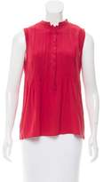 Thumbnail for your product : Akris Punto Pleated Sleeveless Top
