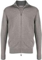 Thumbnail for your product : N.Peal Long Sleeve Zip Up Sweater