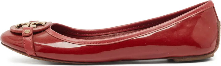 Tory Burch pre-owned Aaden patent-leather ballet flats