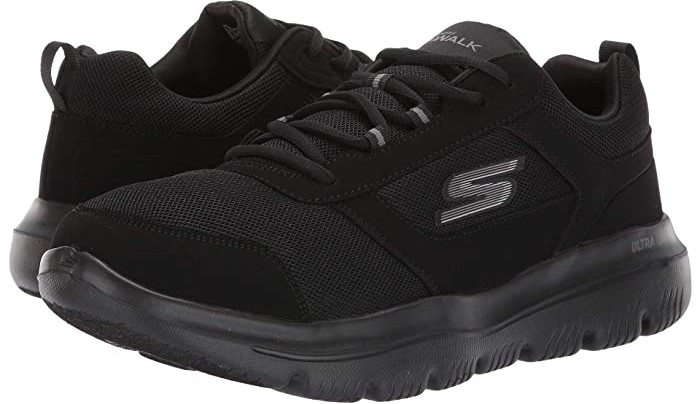 SKECHERS Performance Go Walk Evolution Ultra - 54734 (Black) Men's Lace up  casual Shoes - ShopStyle