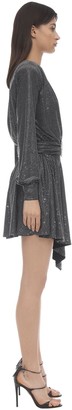 Philipp Plein Crystal Embellished Jersey Mini Dress