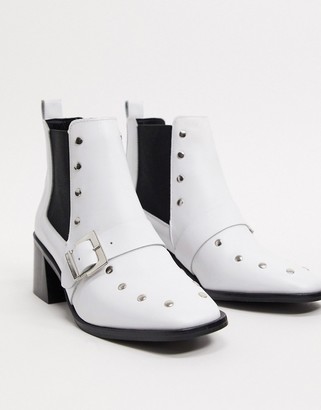 depp leather ankle boots