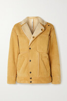 Thumbnail for your product : Petar Petrov Mark Shearling-lined Suede Jacket - Ecru