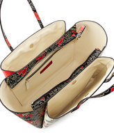Thumbnail for your product : Valentino Covered Mixed Floral-Print Tote Bag, Red Multi