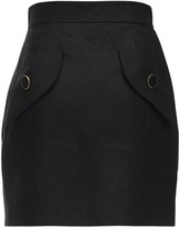Thumbnail for your product : George Keburia Linen Mini Skirt