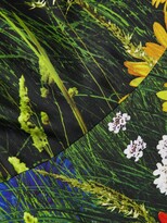 Thumbnail for your product : Oscar de la Renta Meadow Print Sleeveless A-Line Dress