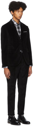 Neil Barrett Black Corduroy Suit