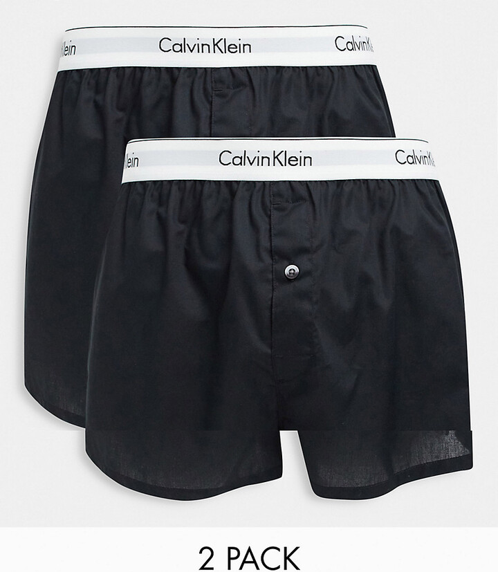 Calvin Klein Modern Cotton Boxer Shorts (Pack of 2)