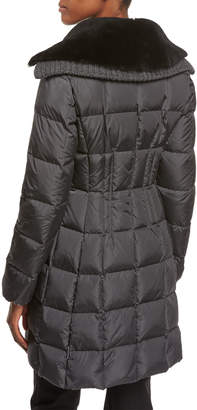 Moncler Davida Zip-Front Long-Sleeve Quilted Puffer Coat