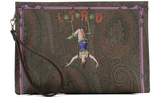 Thumbnail for your product : Etro Multicolor Leather Pochette